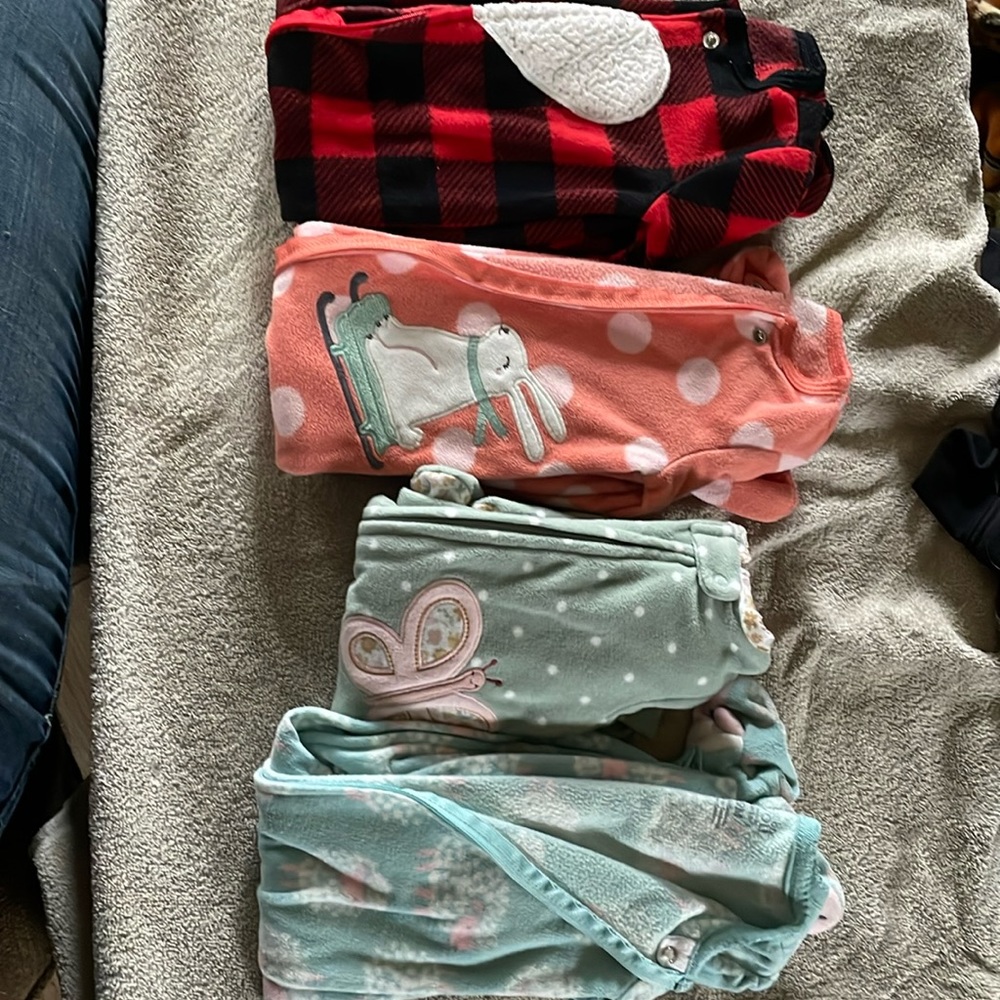 9 month fleece sleepers